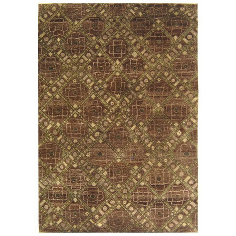 Safavieh Castillian Brown / Tan Area Rug Wayfair